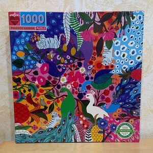 Eeboo Peacock Garden - 1000 Piece Puzzle